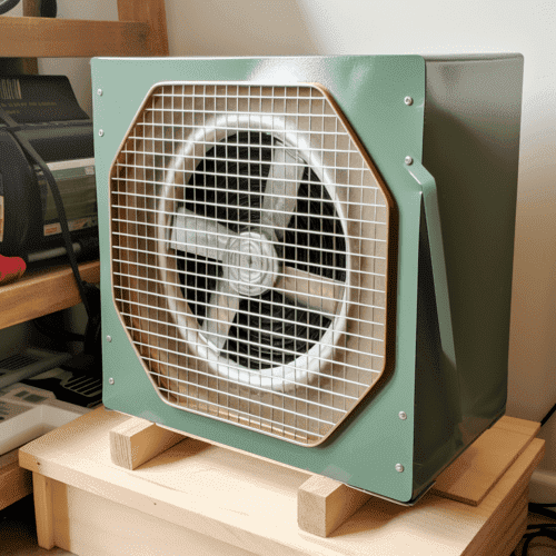 Green box fan for home